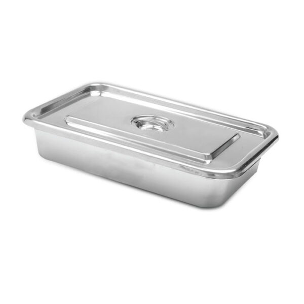 Surgical Tray S.S. With Cover