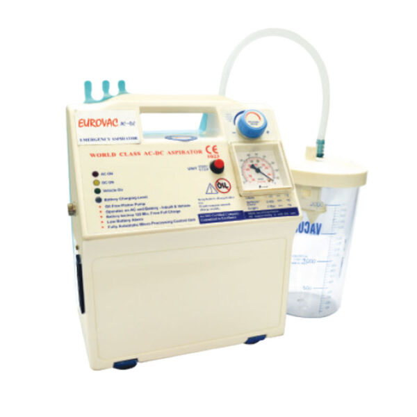 Eurovac AC / DC – Battery Operated Suction Unit